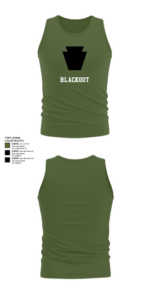 Tank Top, Blackout, National Guard, Teamtime, Team time, sublimation, custom sports apparel, team uniforms, spirit wear, spiritwear, sports uniforms, custom shirts, team store, custom team store, fundraiser sports, apparel fundraiser