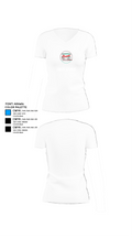 Crepe Avenue 9690947 Women's Short Sleeve V-neck Shirt - 18