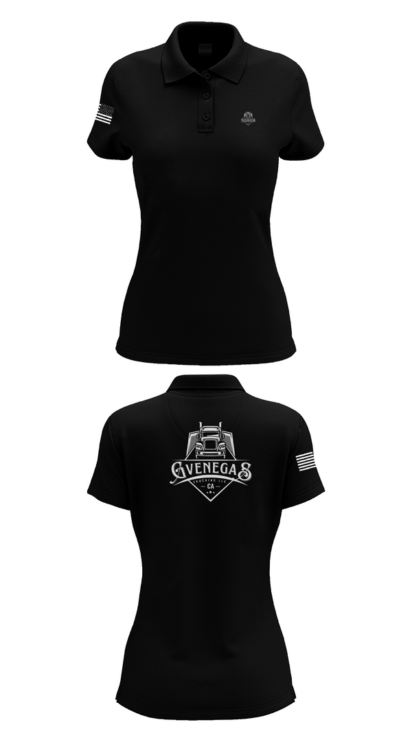 Womens Short Sleeve Performance Polo, G Venegas Trucking LLC, , Teamtime, Team time, sublimation, custom sports apparel, team uniforms, spirit wear, spiritwear, sports uniforms, custom shirts, team store, custom team store, fundraiser sports, apparel fundraiser