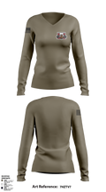 3rd brigade engineer battalion 43477984 Women's Long Sleeve V-neck Shirt - 1