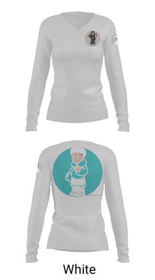 Women's Long Sleeve Vneck Shirt, T-Rex’s, Men's Basketball, Teamtime, Team time, sublimation, custom sports apparel, team uniforms, spirit wear, spiritwear, sports uniforms, custom shirts, team store, custom team store, fundraiser sports, apparel fundraiser
