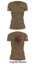 567 red horse 59779308 Women's Short Sleeve V-neck Shirt - 12