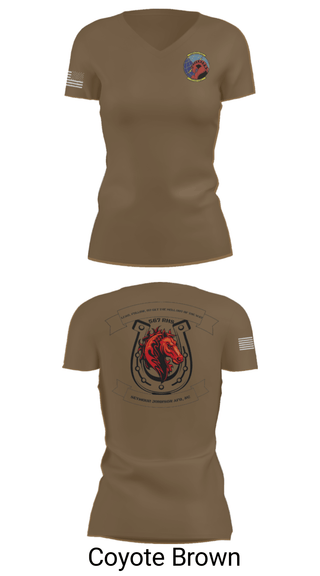 Women's Short Sleeve Vneck Shirt, 567 red horse, Air Force, Teamtime, Team time, sublimation, custom sports apparel, team uniforms, spirit wear, spiritwear, sports uniforms, custom shirts, team store, custom team store, fundraiser sports, apparel fundraiser