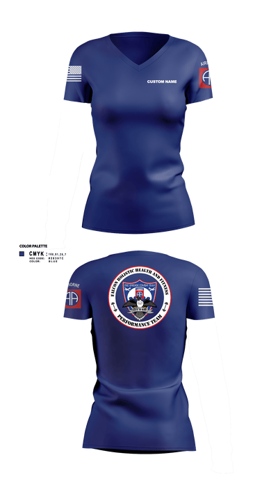 2BCT H2F 96509801 Women's Short Sleeve V-neck Shirt - 13