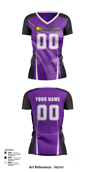 Womens Short Sleeve Vneck Shirt, Caro High School Volleyball, Women's Volleyball, Teamtime, Team time, sublimation, custom sports apparel, team uniforms, spirit wear, spiritwear, sports uniforms, custom shirts, team store, custom team store, fundraiser sports, apparel fundraiser