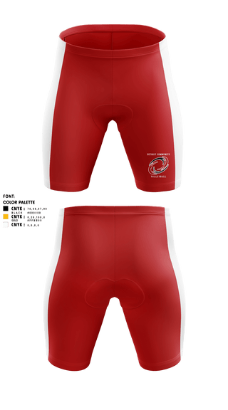 Men's Compression Shorts, Detroit Community High School Volleyball, Men's Volleyball, Teamtime, Team time, sublimation, custom sports apparel, team uniforms, spirit wear, spiritwear, sports uniforms, custom shirts, team store, custom team store, fundraiser sports, apparel fundraiser