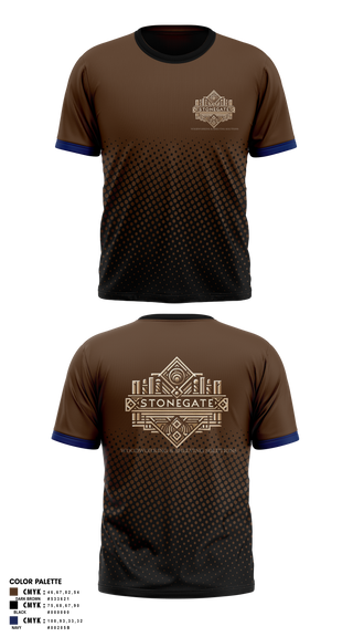 Short Sleeve Performance Shirt, STONEGATE, , Teamtime, Team time, sublimation, custom sports apparel, team uniforms, spirit wear, spiritwear, sports uniforms, custom shirts, team store, custom team store, fundraiser sports, apparel fundraiser