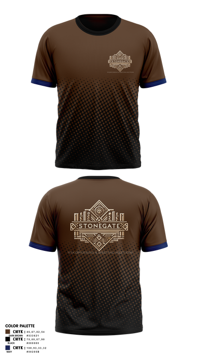 STONEGATE 94014498 Short Sleeve Performance Shirt - 5