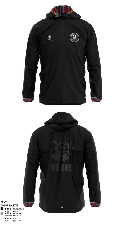 Niles Middle School Soccer 74220009 Windbreaker - 2
