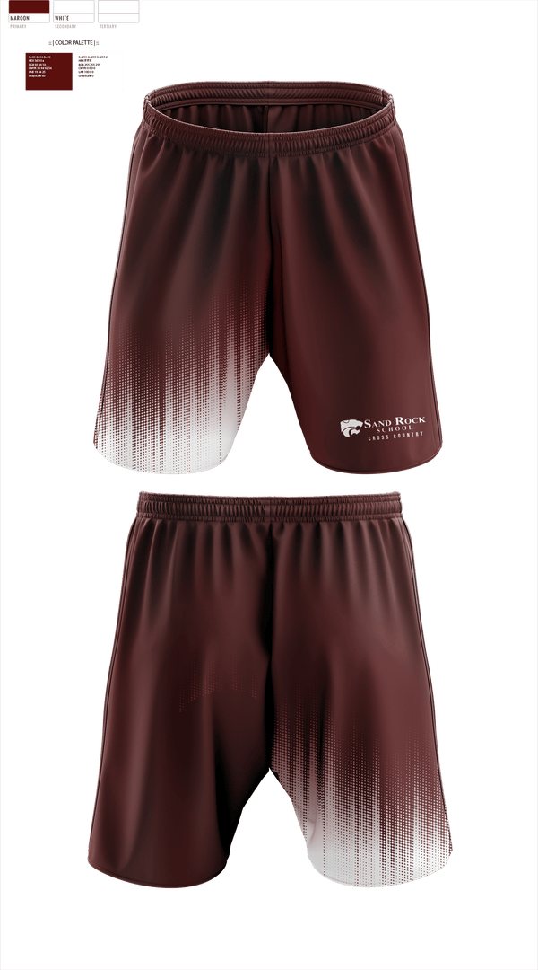 Athletic Shorts With Pockets, Sand Rock High School Cross Country, Cross Country, Teamtime, Team time, sublimation, custom sports apparel, team uniforms, spirit wear, spiritwear, sports uniforms, custom shirts, team store, custom team store, fundraiser sports, apparel fundraiser