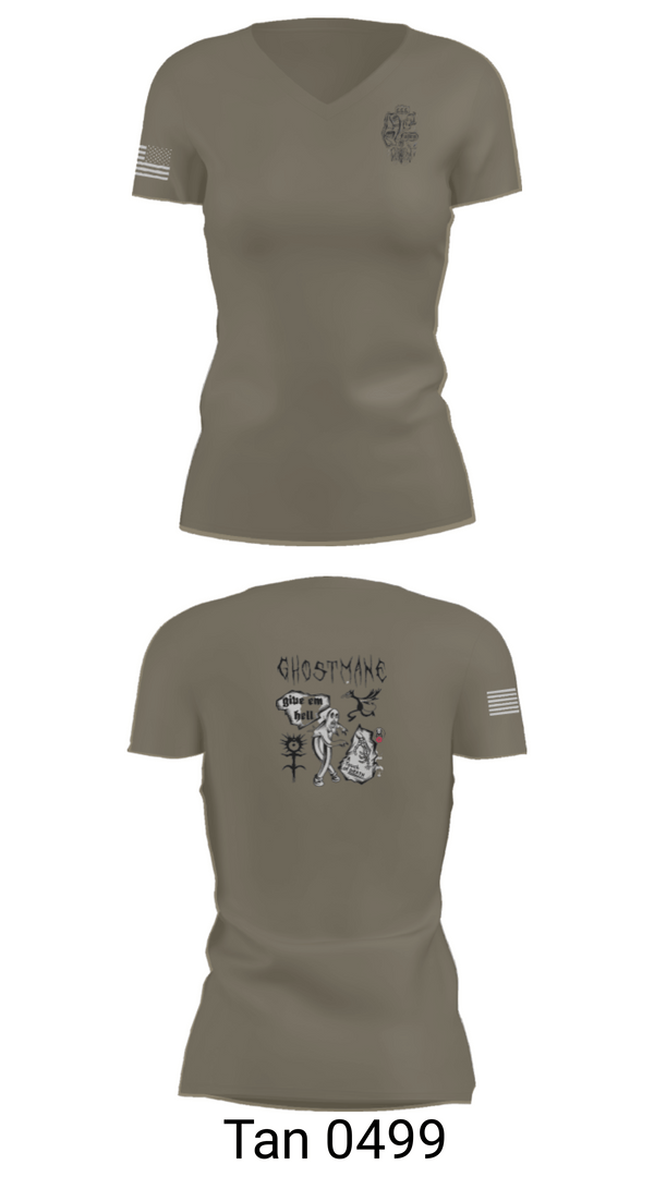 Women's Short Sleeve Vneck Shirt, Ceremonial Platoon, Marines, Teamtime, Team time, sublimation, custom sports apparel, team uniforms, spirit wear, spiritwear, sports uniforms, custom shirts, team store, custom team store, fundraiser sports, apparel fundraiser