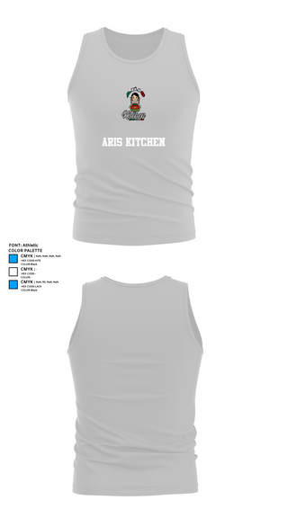 Tank Top, Aris Kitchen, , Teamtime, Team time, sublimation, custom sports apparel, team uniforms, spirit wear, spiritwear, sports uniforms, custom shirts, team store, custom team store, fundraiser sports, apparel fundraiser