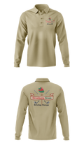 strawberry green driving range 70488724 Long Sleeve Performance Polo - 41