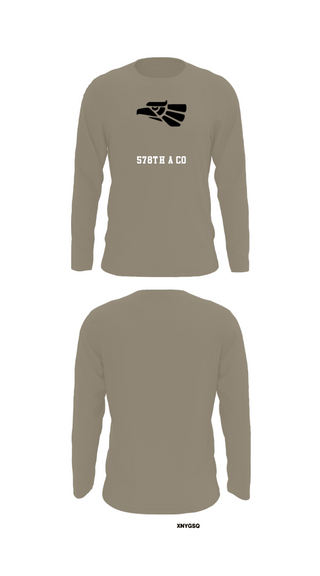 Long Sleeve Performance Shirt, 578th A Co, National Guard, Teamtime, Team time, sublimation, custom sports apparel, team uniforms, spirit wear, spiritwear, sports uniforms, custom shirts, team store, custom team store, fundraiser sports, apparel fundraiser