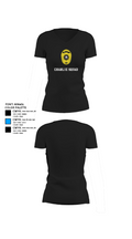 Charlie Squad 89952871 Women's Short Sleeve V-neck Shirt - 23