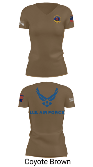 Womens Short Sleeve Vneck Shirt, 4th Component Maintenance Squadron, , Teamtime, Team time, sublimation, custom sports apparel, team uniforms, spirit wear, spiritwear, sports uniforms, custom shirts, team store, custom team store, fundraiser sports, apparel fundraiser