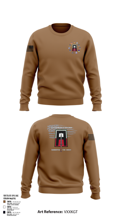 5th Armored Brigade 44800890 Crew Neck Sweatshirt - 102