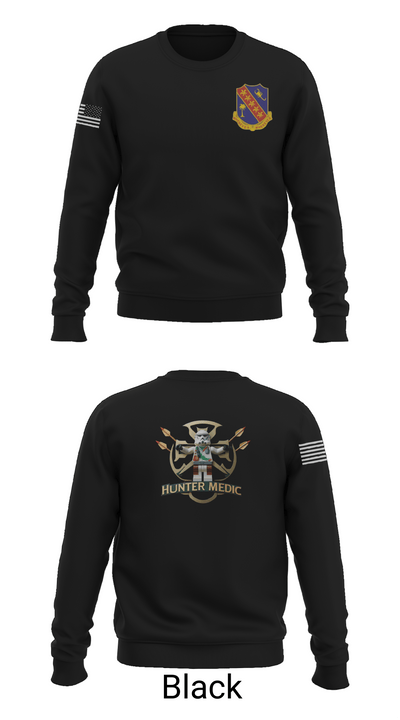 1-148th HHB Medics 16650436 Crew Neck Sweatshirt - 24