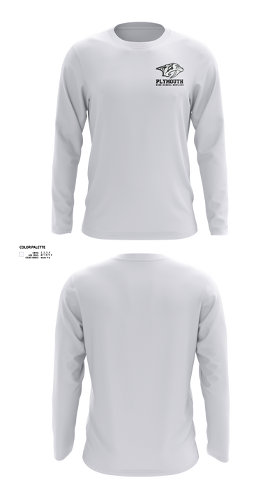 Plymouth Bowling 52990281 Long Sleeve Performance Shirt 45