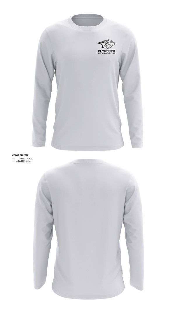 Long Sleeve Performance Shirt, Plymouth Bowling, Bowling, Teamtime, Team time, sublimation, custom sports apparel, team uniforms, spirit wear, spiritwear, sports uniforms, custom shirts, team store, custom team store, fundraiser sports, apparel fundraiser