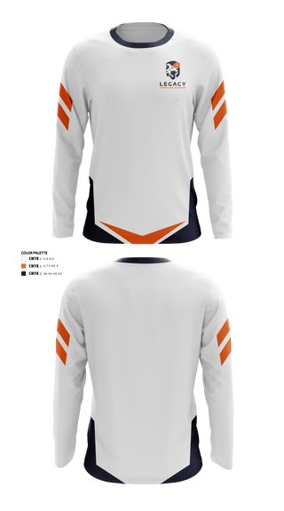 Long Sleeve Performance Shirt, Legacy Christian Academy Golf, Golf, Teamtime, Team time, sublimation, custom sports apparel, team uniforms, spirit wear, spiritwear, sports uniforms, custom shirts, team store, custom team store, fundraiser sports, apparel fundraiser
