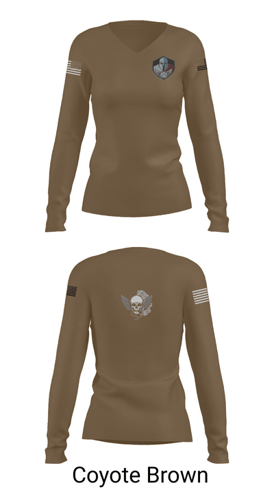 Special Response Team 18525439 Women's Long Sleeve V-neck Shirt -1 16
