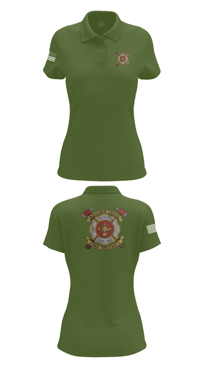 Boulder creek fire 92680239 Women's Short Sleeve Performance Polo  - 55
