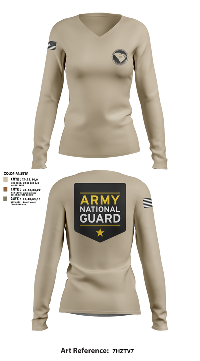 undefined Women's Long Sleeve V-neck Shirt - 105
