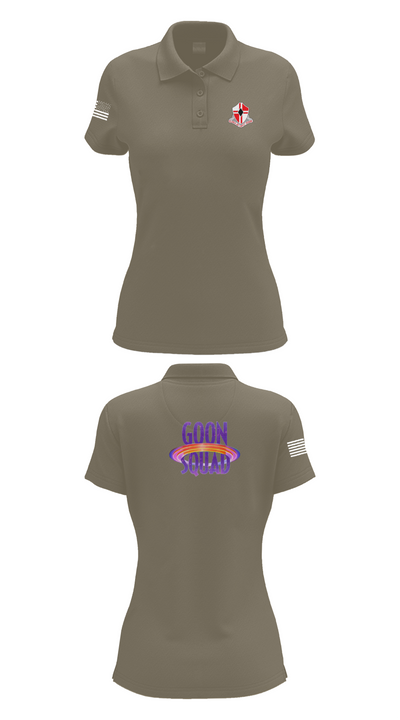 92nd Engineers 80974269 Women's Short Sleeve Performance Polo  - 75