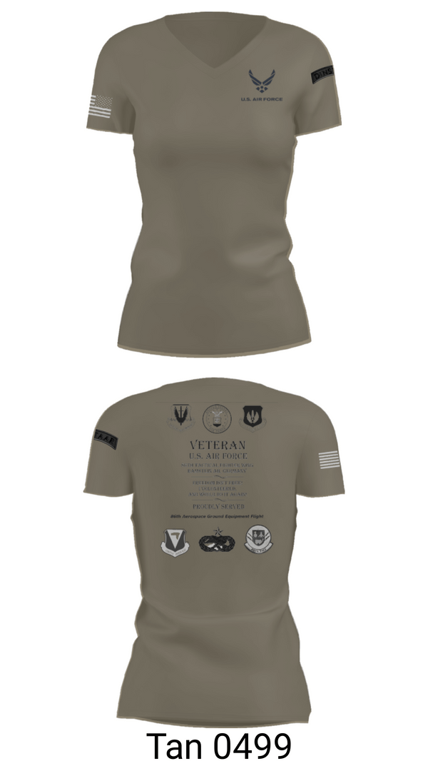 Women's Short Sleeve Vneck Shirt, Ramstein AGE, , Teamtime, Team time, sublimation, custom sports apparel, team uniforms, spirit wear, spiritwear, sports uniforms, custom shirts, team store, custom team store, fundraiser sports, apparel fundraiser