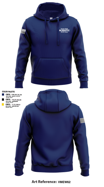 Guam High NJROTC Drill Team 32720862 Hoodie - 105