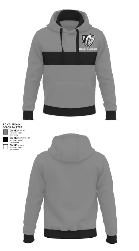 Hoodie, Meade High School Baseball, Baseball, Teamtime, Team time, sublimation, custom sports apparel, team uniforms, spirit wear, spiritwear, sports uniforms, custom shirts, team store, custom team store, fundraiser sports, apparel fundraiser