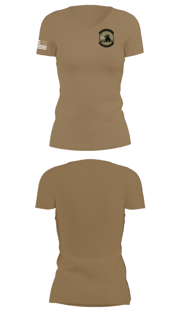 Womens Short Sleeve Vneck Shirt, 102nd CES, Air Force, Teamtime, Team time, sublimation, custom sports apparel, team uniforms, spirit wear, spiritwear, sports uniforms, custom shirts, team store, custom team store, fundraiser sports, apparel fundraiser