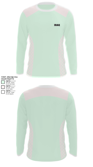Long Sleeve Performance Shirt, Iraq, Men's Soccer, Teamtime, Team time, sublimation, custom sports apparel, team uniforms, spirit wear, spiritwear, sports uniforms, custom shirts, team store, custom team store, fundraiser sports, apparel fundraiser