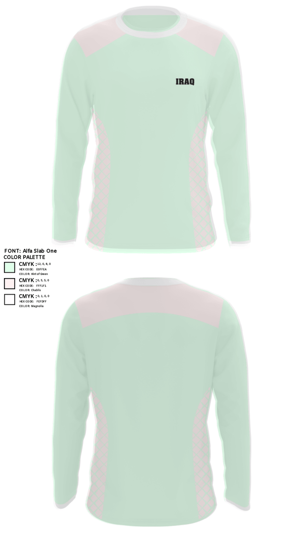 Long Sleeve Performance Shirt, Iraq, Men's Soccer, Teamtime, Team time, sublimation, custom sports apparel, team uniforms, spirit wear, spiritwear, sports uniforms, custom shirts, team store, custom team store, fundraiser sports, apparel fundraiser