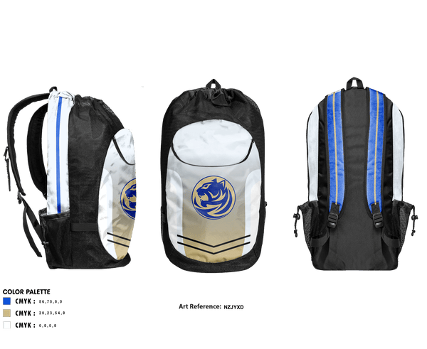 Gear Bag, Bradwell Institute Volleyball, Women's Volleyball, Teamtime, Team time, sublimation, custom sports apparel, team uniforms, spirit wear, spiritwear, sports uniforms, custom shirts, team store, custom team store, fundraiser sports, apparel fundraiser