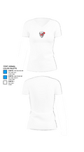 Van Horn High School Cheer 17868436 Women's Short Sleeve V-neck Shirt - 18