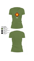 GOLD 78279862 Women's Short Sleeve V-neck Shirt - 44