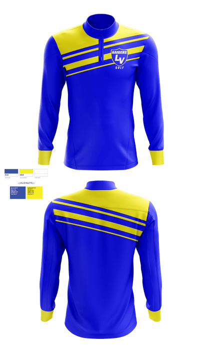 Logan View High School Golf 457859 Quarter Zip Jacket - 1