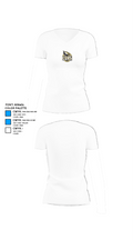 Citrus Valley High School Golf 78856365 Women's Short Sleeve V-neck Shirt - 18