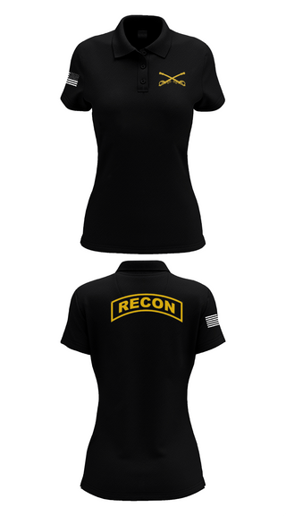 Womens Short Sleeve Performance Polo, Cowboy, Army, Teamtime, Team time, sublimation, custom sports apparel, team uniforms, spirit wear, spiritwear, sports uniforms, custom shirts, team store, custom team store, fundraiser sports, apparel fundraiser