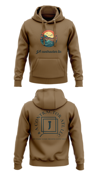Hoodie, J & A CONTRACTOR ATL LLC, , Teamtime, Team time, sublimation, custom sports apparel, team uniforms, spirit wear, spiritwear, sports uniforms, custom shirts, team store, custom team store, fundraiser sports, apparel fundraiser