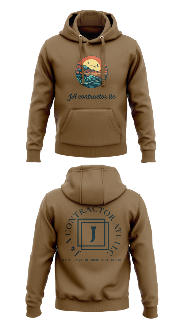 Hoodie, J & A CONTRACTOR ATL LLC, , Teamtime, Team time, sublimation, custom sports apparel, team uniforms, spirit wear, spiritwear, sports uniforms, custom shirts, team store, custom team store, fundraiser sports, apparel fundraiser