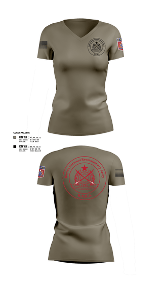 Women's Short Sleeve Vneck Shirt, B.N.R.A, Army, Teamtime, Team time, sublimation, custom sports apparel, team uniforms, spirit wear, spiritwear, sports uniforms, custom shirts, team store, custom team store, fundraiser sports, apparel fundraiser