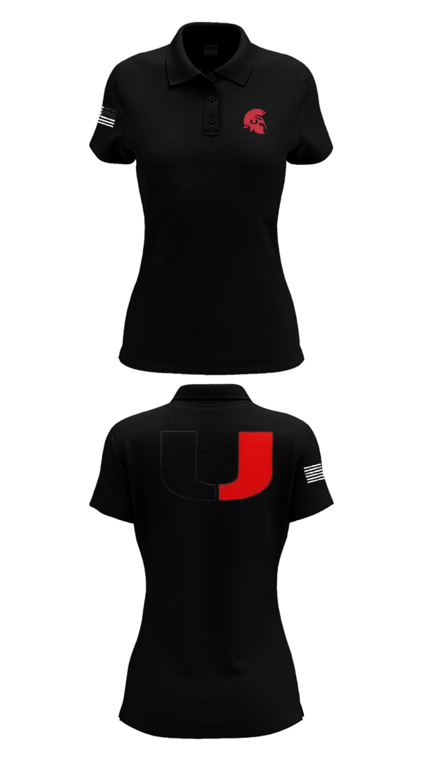 Womens Short Sleeve Performance Polo, Union High School Football, Football, Teamtime, Team time, sublimation, custom sports apparel, team uniforms, spirit wear, spiritwear, sports uniforms, custom shirts, team store, custom team store, fundraiser sports, apparel fundraiser