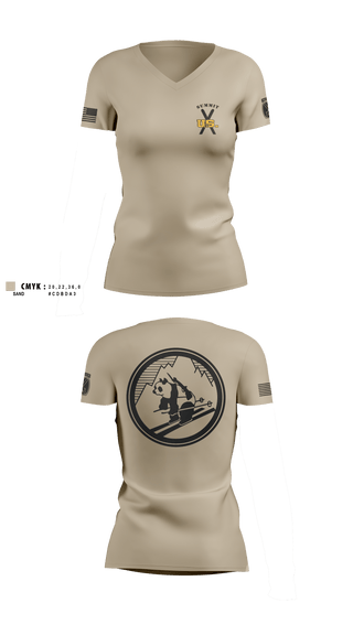 Womens Short Sleeve Vneck Shirt, Diesel, 3-71CAV, Army, Teamtime, Team time, sublimation, custom sports apparel, team uniforms, spirit wear, spiritwear, sports uniforms, custom shirts, team store, custom team store, fundraiser sports, apparel fundraiser