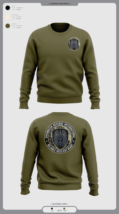 Overwatch Defense International 38447114 Crew Neck Sweatshirt - 6
