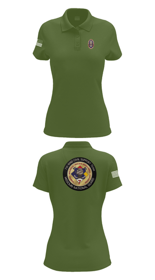 Womens Short Sleeve Performance Polo, 7th CST, Army, Teamtime, Team time, sublimation, custom sports apparel, team uniforms, spirit wear, spiritwear, sports uniforms, custom shirts, team store, custom team store, fundraiser sports, apparel fundraiser