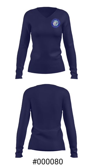 Women's Long Sleeve Vneck Shirt, Catoctin High School Tennis, Tennis, Teamtime, Team time, sublimation, custom sports apparel, team uniforms, spirit wear, spiritwear, sports uniforms, custom shirts, team store, custom team store, fundraiser sports, apparel fundraiser