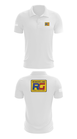 Short Sleeve Performance Polo, Rg remodeling, , Teamtime, Team time, sublimation, custom sports apparel, team uniforms, spirit wear, spiritwear, sports uniforms, custom shirts, team store, custom team store, fundraiser sports, apparel fundraiser